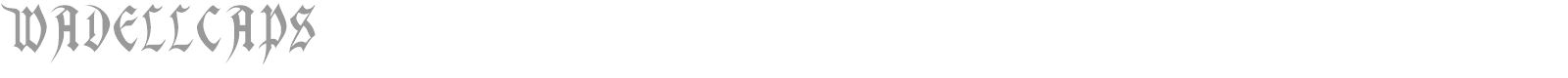 WadellCaps font preview