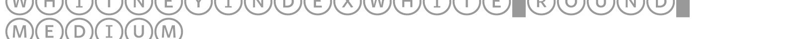 WhitneyIndexWhite-Round-Medium font preview