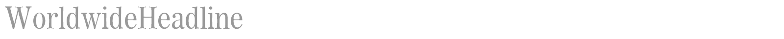 WorldwideHeadline font preview