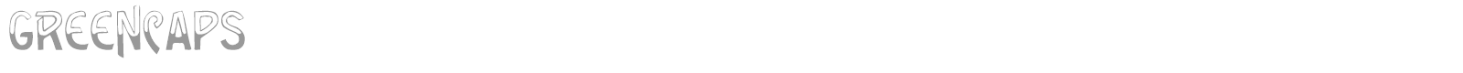 GreenCaps font preview