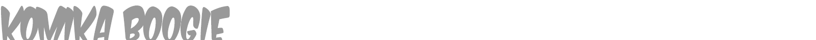 Komika Boogie font preview