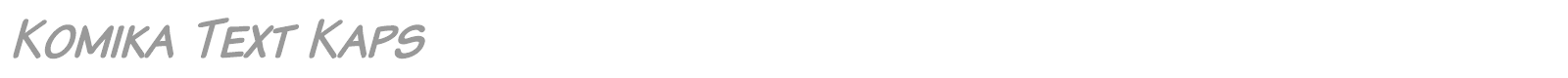 Komika Text font preview