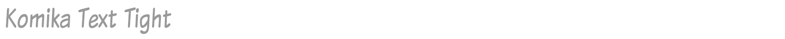 Komika Text font preview