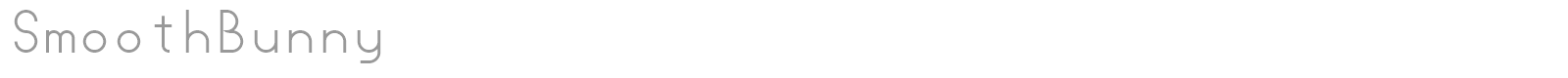 SmoothBunny font preview