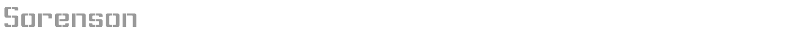 Sorenson font preview