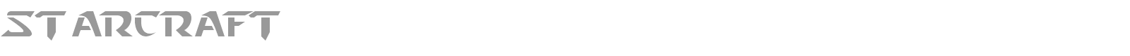 Starcraft font preview