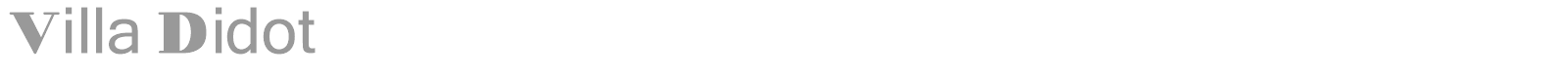 Villa Didot font preview
