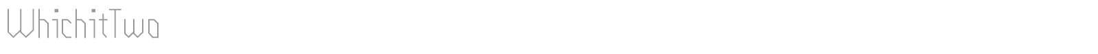 WhichitTwo font preview