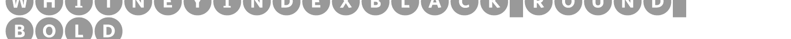 WhitneyIndexBlack-Round-Bold font preview