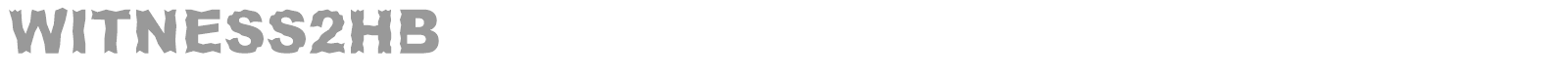 Witness2HB font preview
