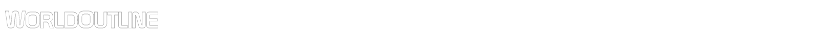 WorldOutline font preview