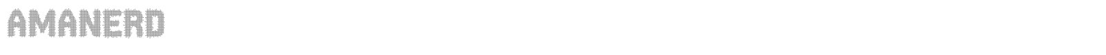 amanerd font preview
