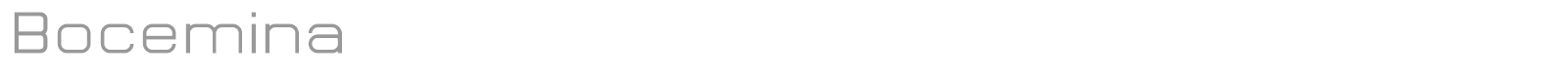 Bocemina font preview