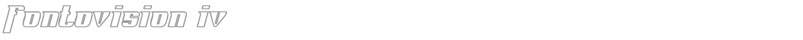 Fontovision font preview