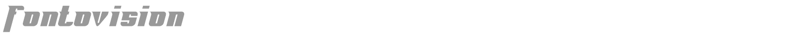 Fontovision font preview