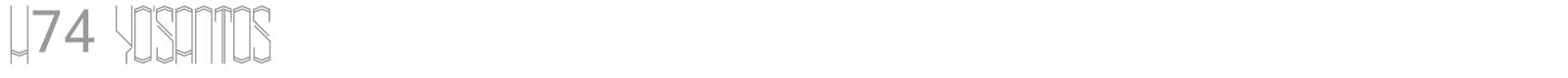 H74 Yo'Santos font preview