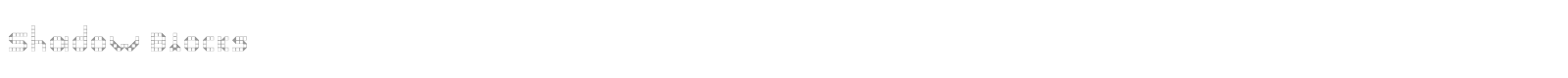 Shadow Blocks font preview