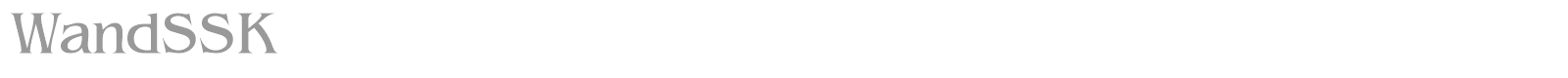 WandSSK font preview