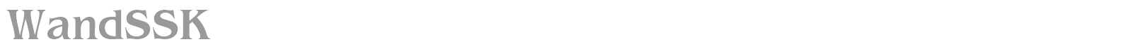 WandSSK font preview