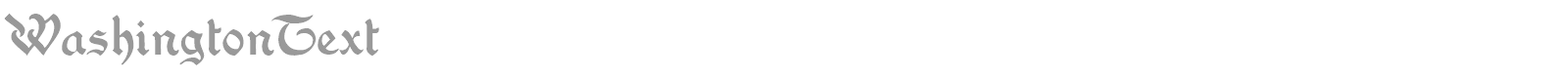 WashingtonText font preview