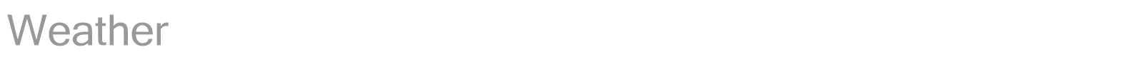 Weather font preview