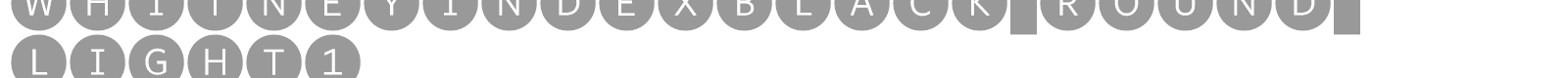 WhitneyIndexBlack-Round-Light1 font preview