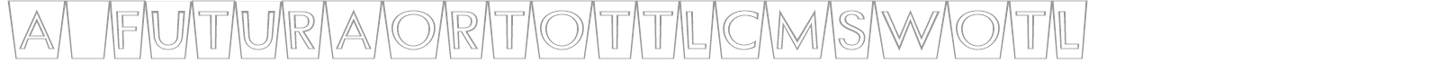 a_FuturaOrtoTtlCmSwOtl font preview