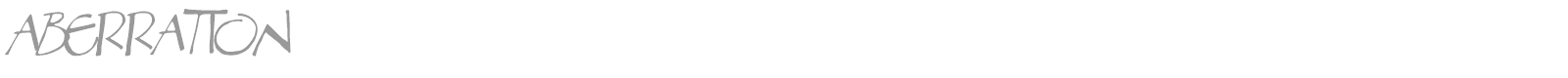 Aberration font preview