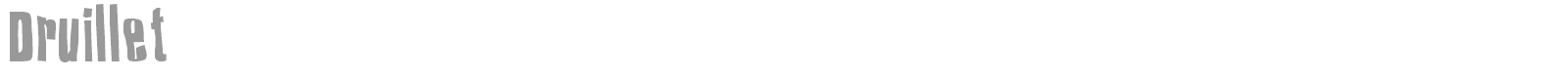 Druillet font preview