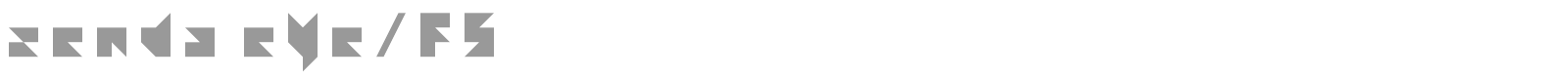 zenda eYe/FS font preview