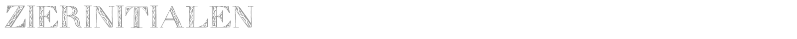 Zierinitialen font preview