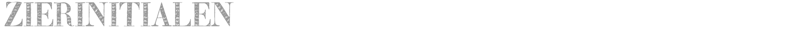 Zierinitialen font preview
