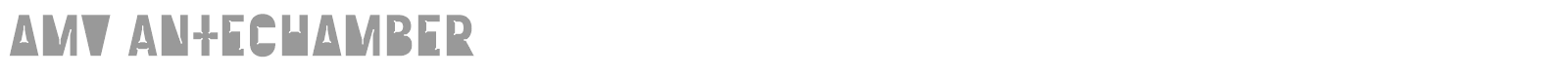 amv Antechamber font preview