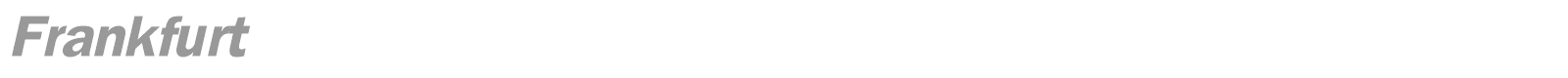 Frankfurt font preview