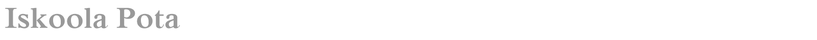 Iskoola Pota font preview