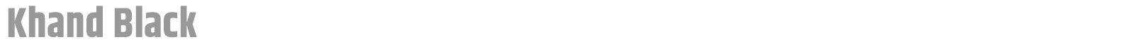Khand SemiLight font preview