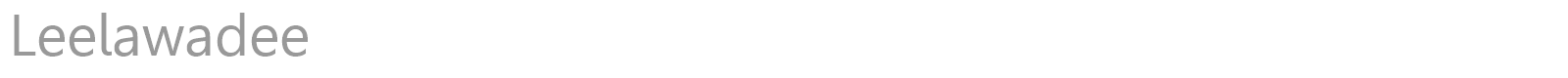 Leelawadee font preview