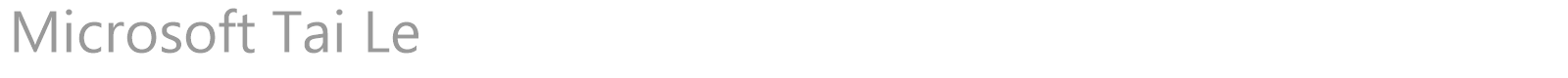 Microsoft Tai Le font preview
