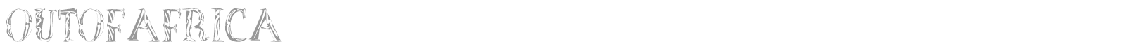 Out of Africa font preview