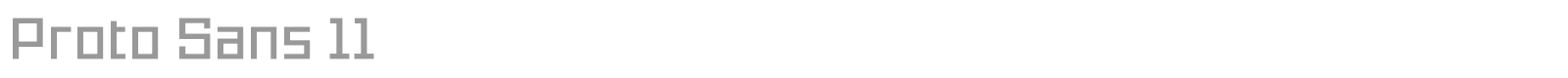 Proto Sans font preview