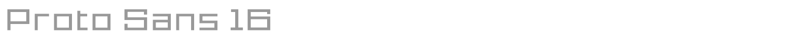 Proto Sans font preview