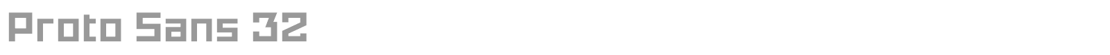 Proto Sans font preview