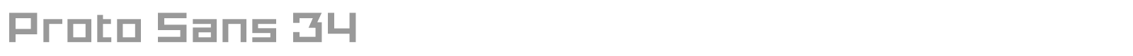 Proto Sans font preview
