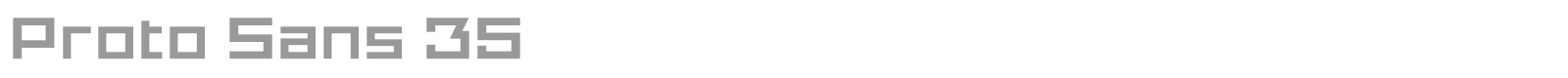 Proto Sans font preview