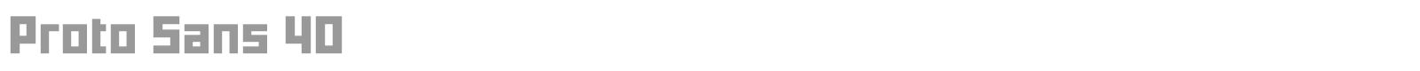 Proto Sans font preview