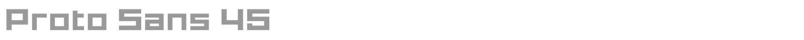 Proto Sans font preview