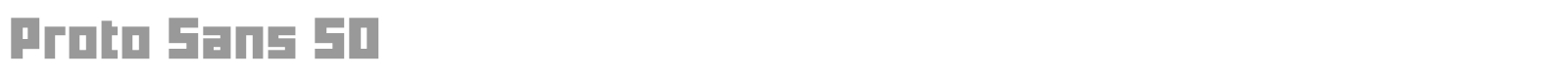 Proto Sans font preview