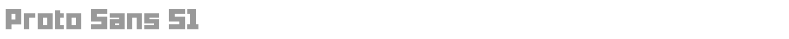 Proto Sans font preview