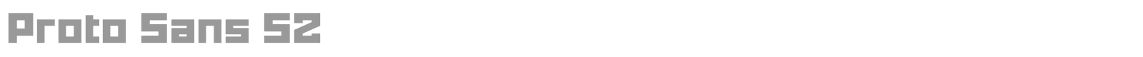Proto Sans font preview