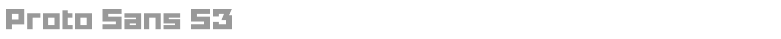 Proto Sans font preview